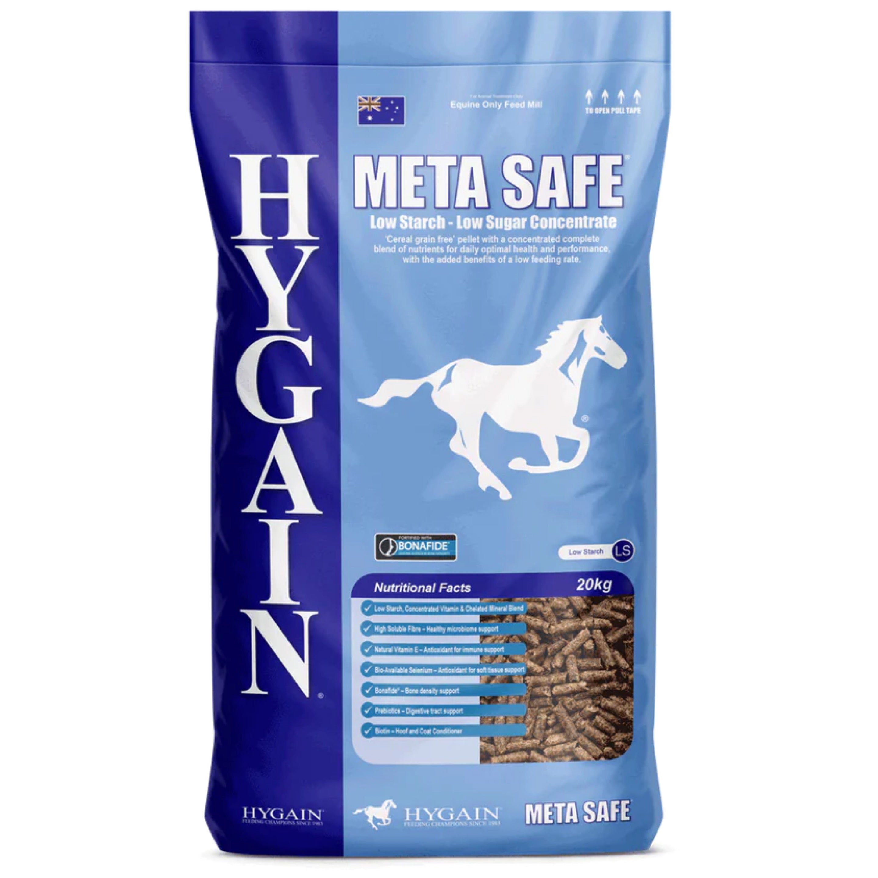 Metasafe Hygain Metasafe 20kg | Canberra Stockfeeds & Pets